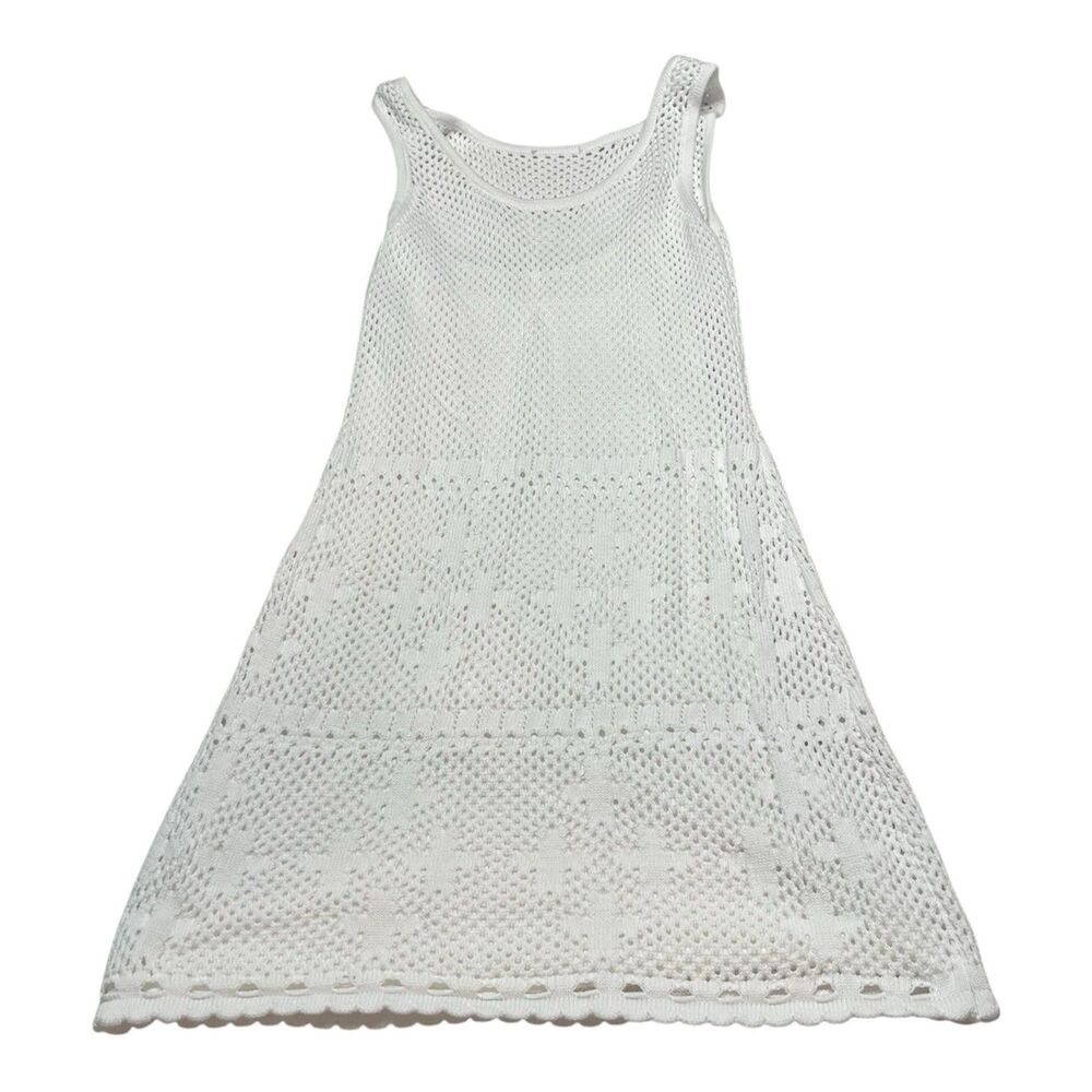 Sundance Dress White Lace Crochet Eyelet Boho